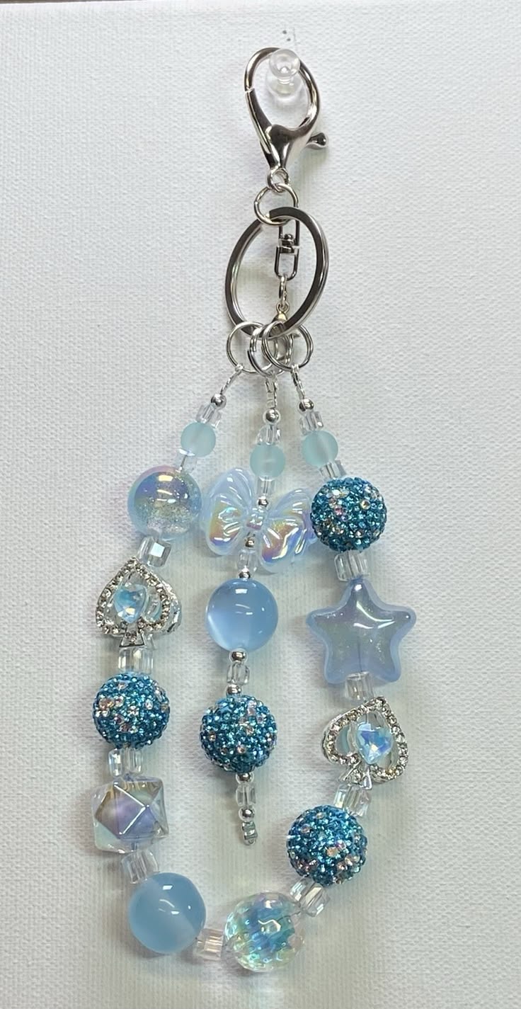 oréva beaded wristlet keychain on the wrist